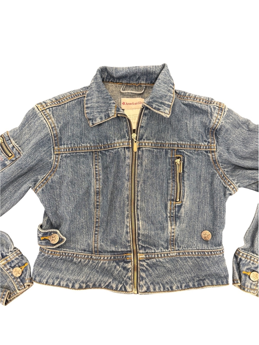 American Girl Youth Denim Jacket - Picture 4 of 7